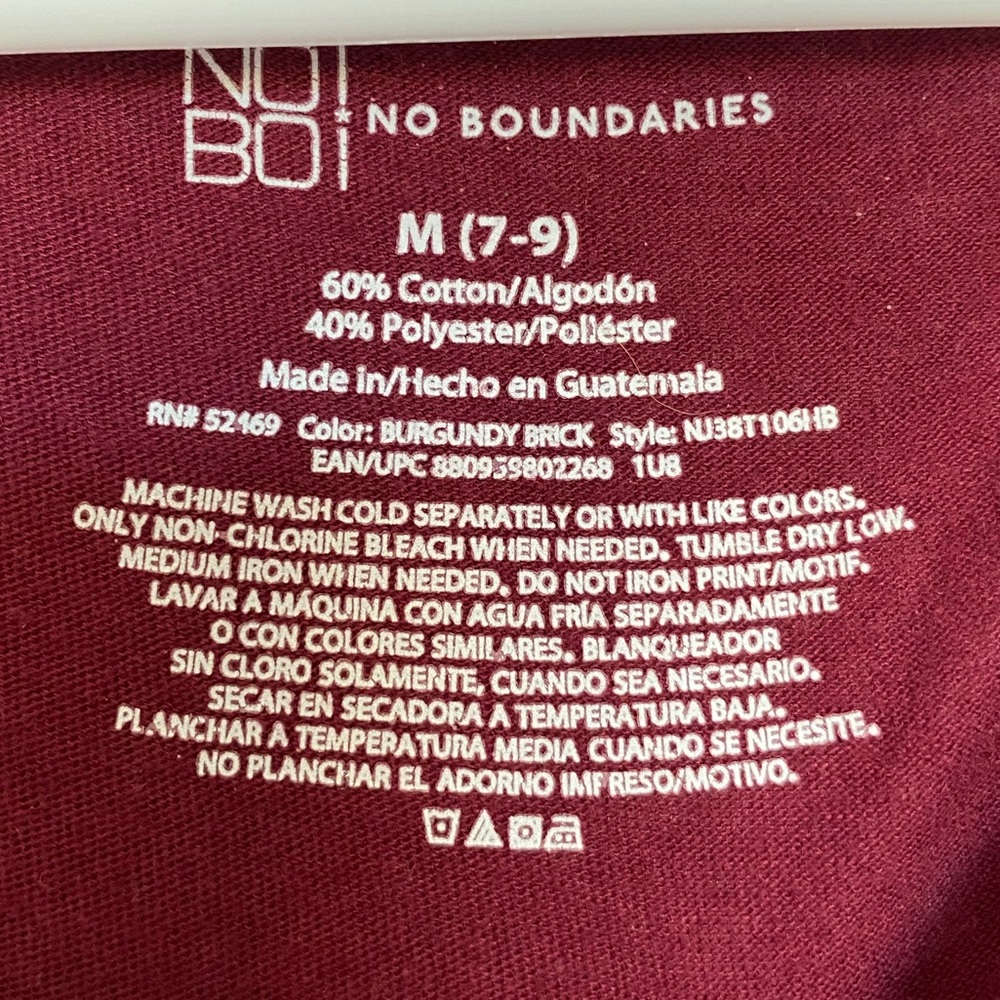 Maroon tshirt - Picture 2 of 3
